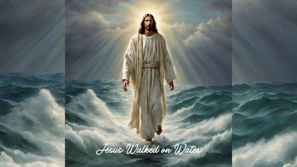 20 miracle of Lord Jesus Christ:
Jesus Walked on Water. The whole story about this miracle of Jesus Christ is written in Matthew 14:22-33, Mark 6:45-52 and John 6:16-21.