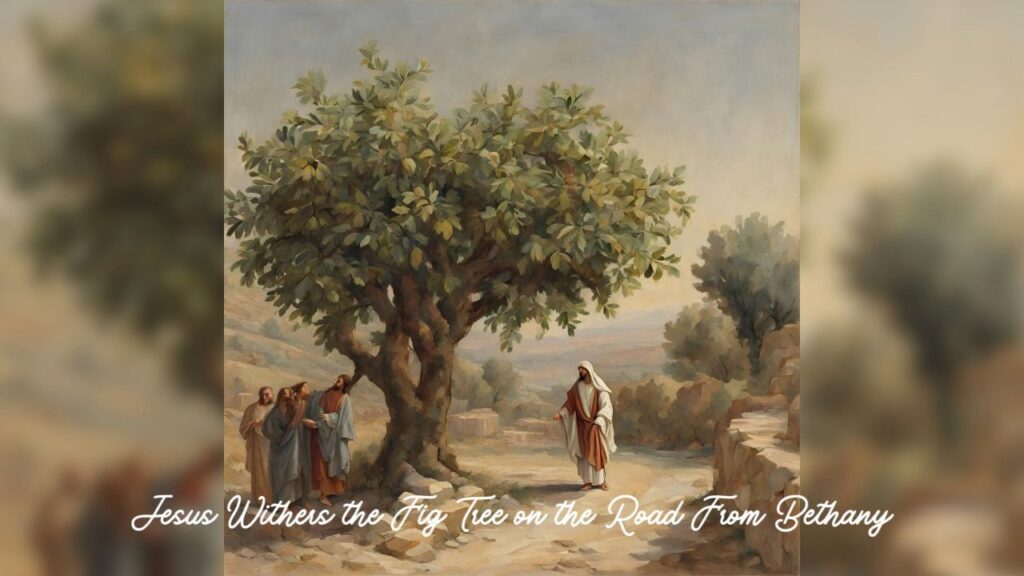 Jesus Withers the Fig Tree on the Road From Bethany