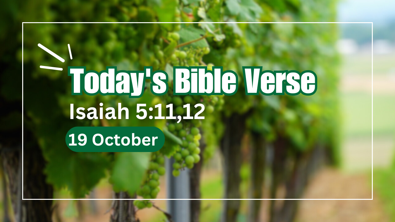 today's bible verse 19-10-2024