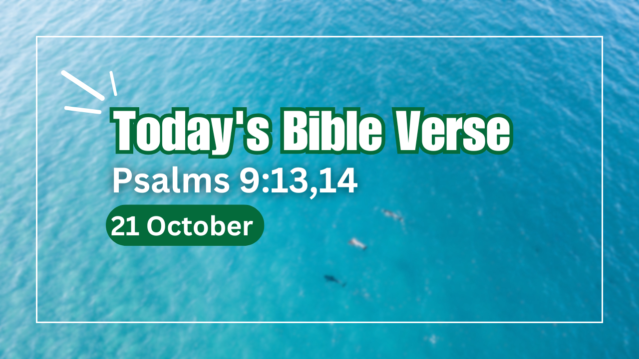 today's bible verse 21-10-2024