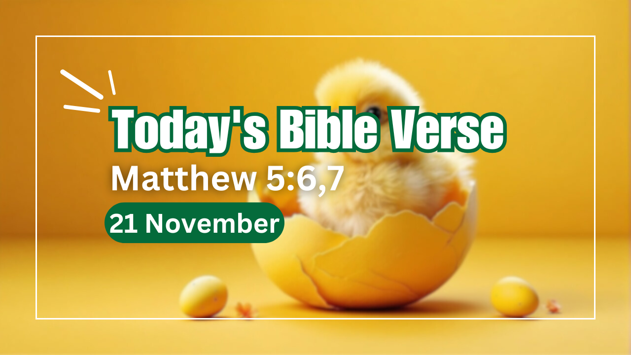 Today’s bible verse with explanation | Today’s Bible Verse 21.11.2024