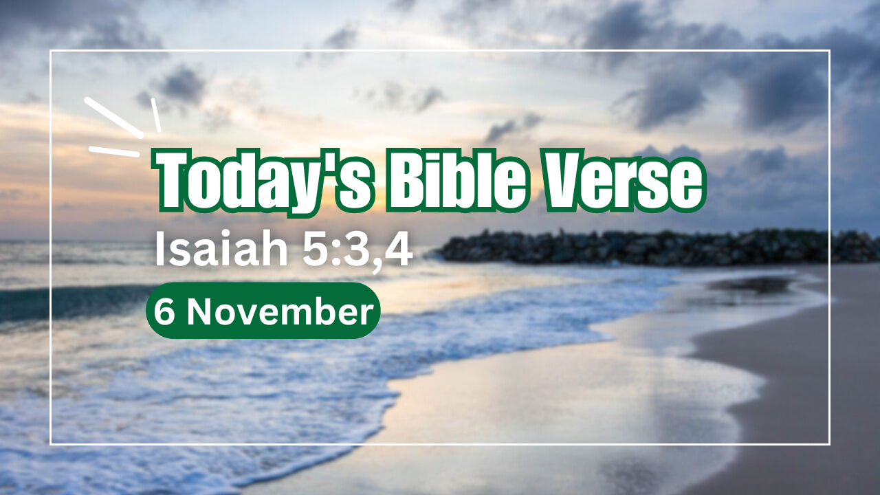 Today's bible verse 6-11-2024