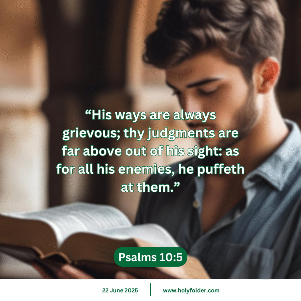 A young boy is reading bible. Today’s bible verse | Bible verse of the day | 22 June 2025