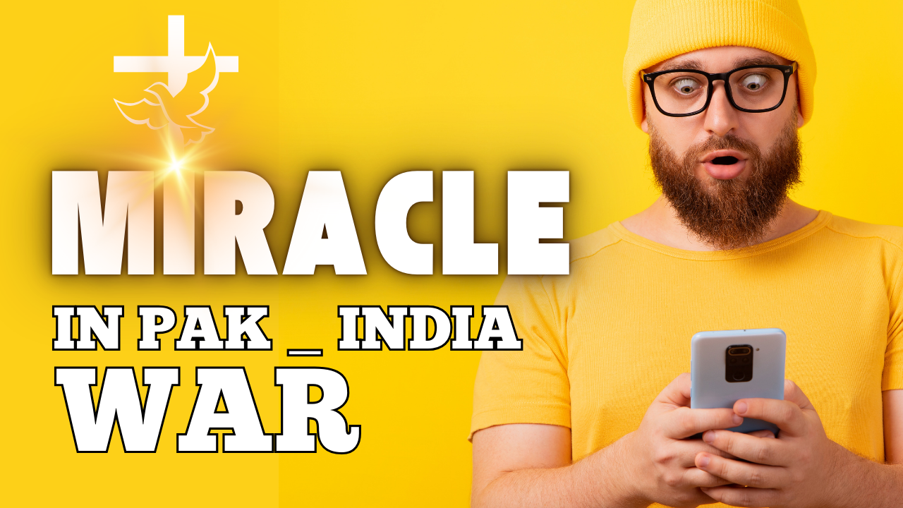 A great Miracle in the Pakistan-India War 2025 happened. This is a great Motivation, especially for Christians around the world, and also for other nations too. This is the miraculous victory of a Pakistani Christian Pilot, Kamran Masih. He stood out among the other pilots and did a nearly impossible mission possible only with the help of the living God. He incredibly destroyed India’s Rajouri Airbase and returned home safely despite heavy enemy fire, and shocked the whole world. That's why it is more than a miracle.