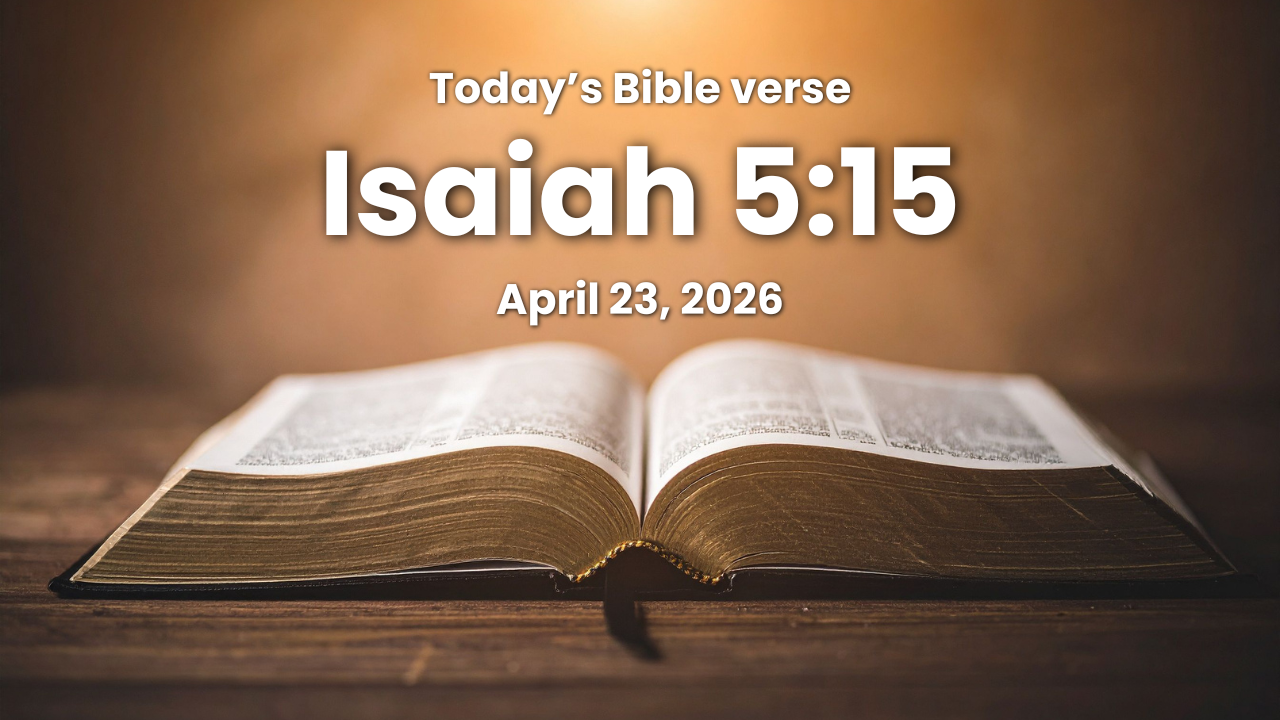 Todays bible verse of april,23